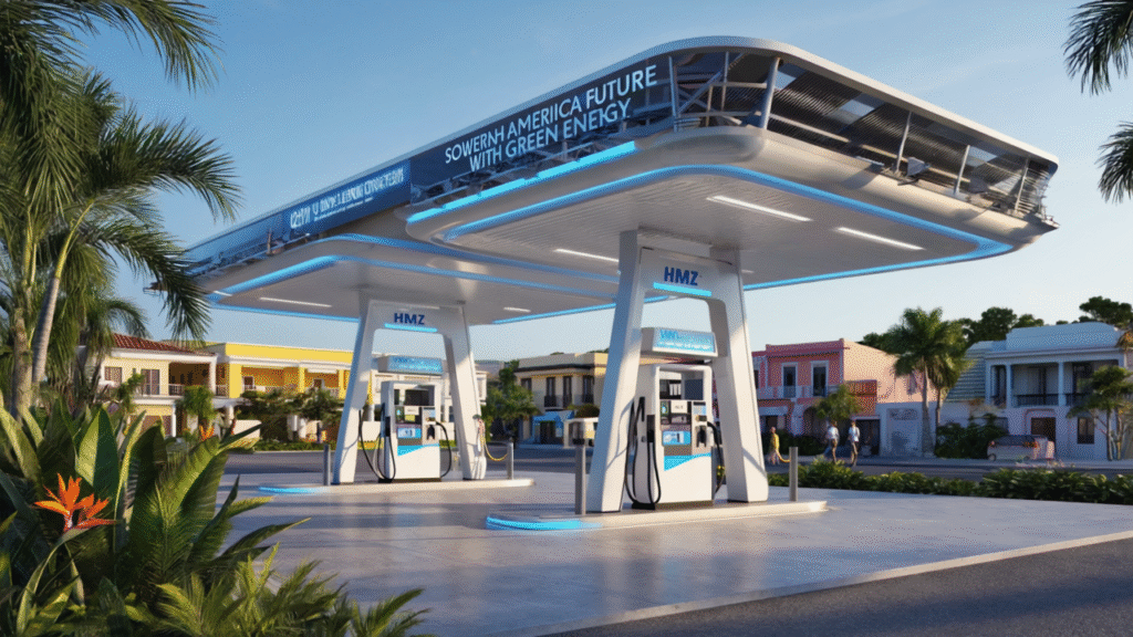 3.south america style fuel station