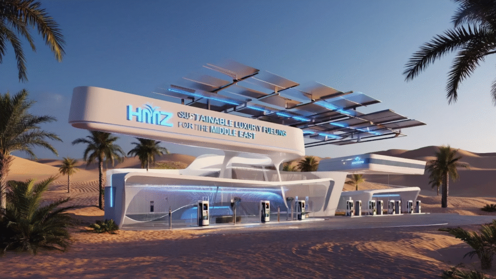 Middle east oasis fuel station hmz