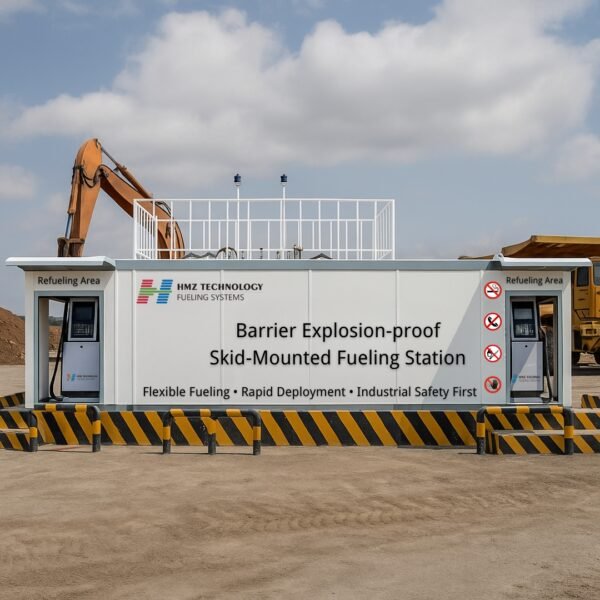 explosion proof modular skid fuel dispensing unit hmz technology