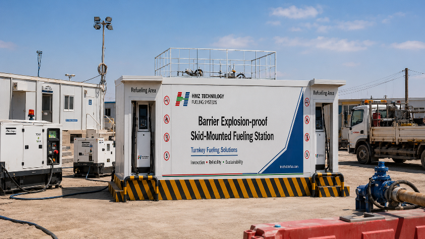 mobile diesel fuel station for temporary construction camp(1)