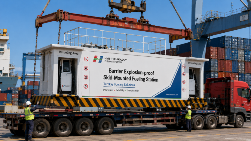 containerized mobile fuel station port loading export.jpg