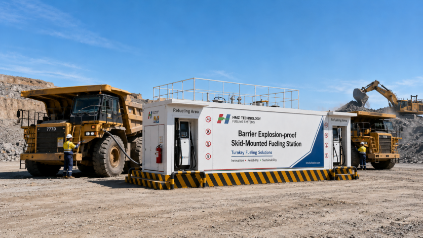 skid mounted fuel station mining truck refueling.jpg